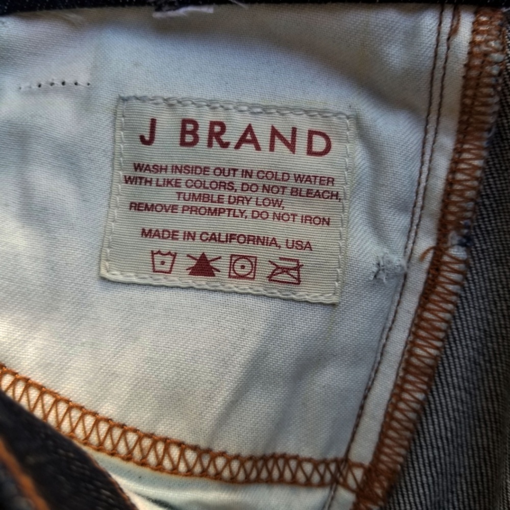 Dark Wash Raw Denim Pencil Leg Skinny Jeans - Picture 5 of 5